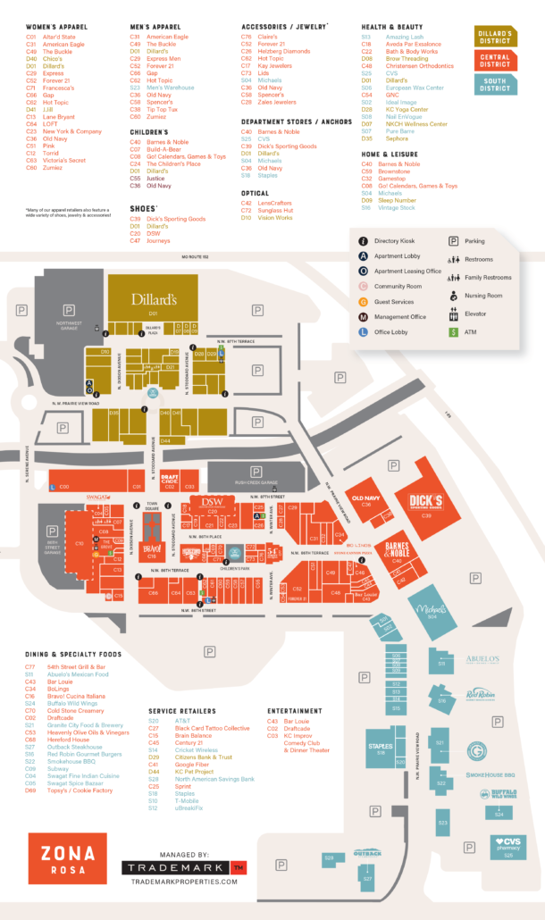 directoryMap Zona Rosa