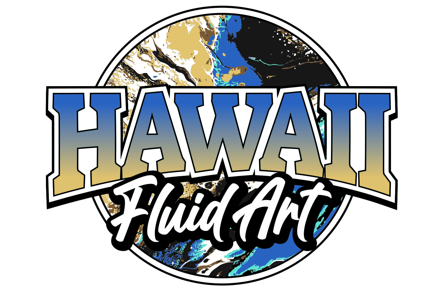 Hawaii Fluid Art Zona Rosa